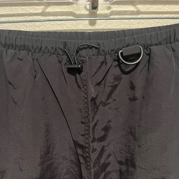 Angel Kiss Black Ruched Pencil Midi Skirt size large - Picture 3 of 6